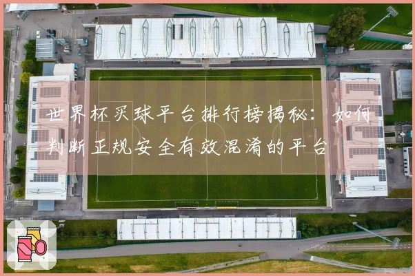 世界杯买球平台排行榜揭秘：如何判断正规安全有效混淆的平台