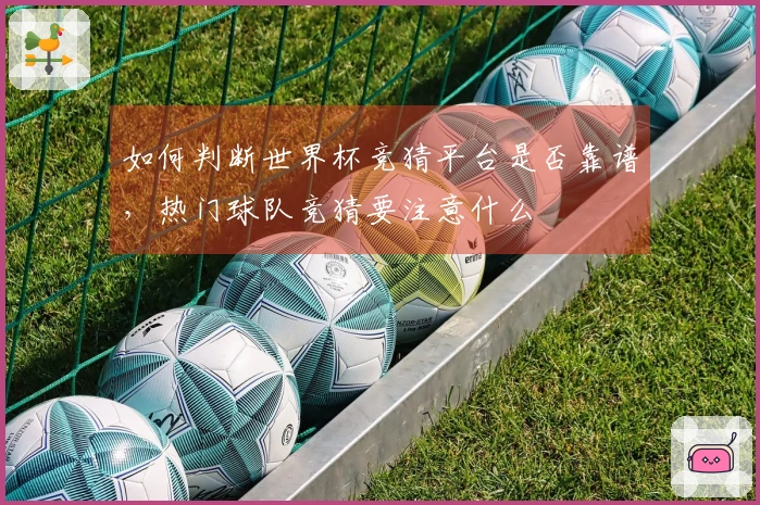 如何判断世界杯竞猜平台是否靠谱，热门球队竞猜要注意什么